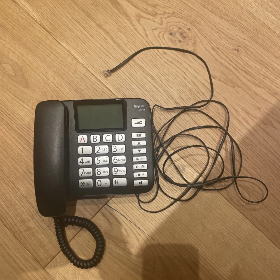 Telefon Gigaset DL580, Seniorengerecht, Große Tasten, Analoger Anschluss - Bild 1 von 1