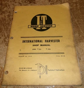 1973 I&T international 826-1026 tractors shop manual in good shape used - Picture 1 of 2