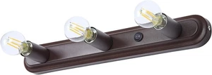 15'' RV Wall Sconce with 3 LED Bulbs (Included), 12V Vanity 1Pack, Brown - Picture 1 of 7