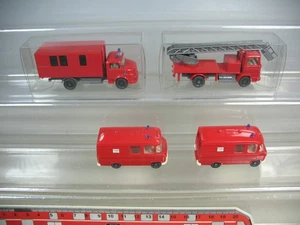 4x wiking H0 1:87 Models Mercedes MB Fire Fw 629 Aerial Ladder Top #K961-0, 5 - Picture 1 of 1