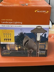 Intermatic Malibu Metal Bronze Landscape Lighting 4x Garden Light 4x floodlight - Picture 1 of 14