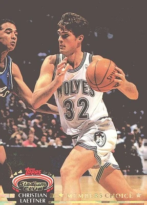 Stadium Club #206 1992-93 Christian Laettner solo para miembros Foto 1 de 2