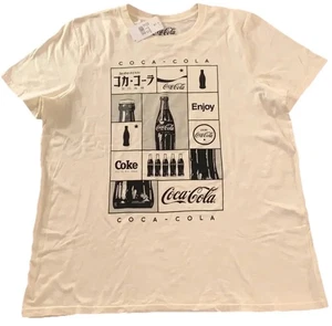Coca Cola T Shirt Vintage Graphics Cotton Short Sleeve Women’s 3X NWT - Picture 1 of 7
