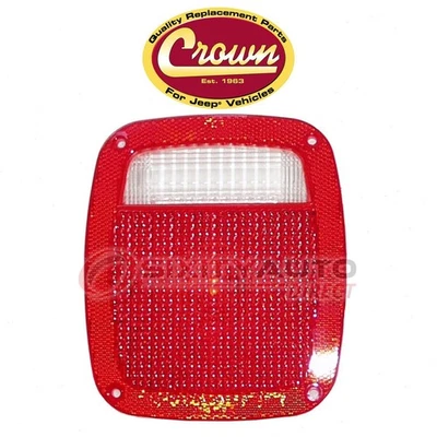 Crown Automotive Tail Light Lens for 1974-1986 Jeep J10 - Electrical nj Foto 1 de 4