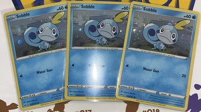 X1  Sobble - Cosmos Holo - Sword Shield 054/202 Promo Pokemon Card NM/LP  - Image 1 of 2