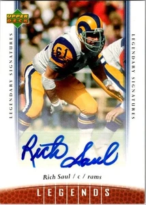 2006 UD Legends - Rich Saul #59 Legendary Signatures (AU) - Picture 1 of 2