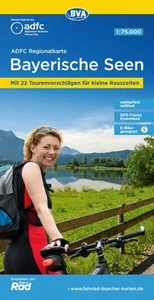 ADFC-Regionalkarte Bayerische Seen, 1:75.000, reiß- und wetterfest, mit kostenlo - Bild 1 von 1