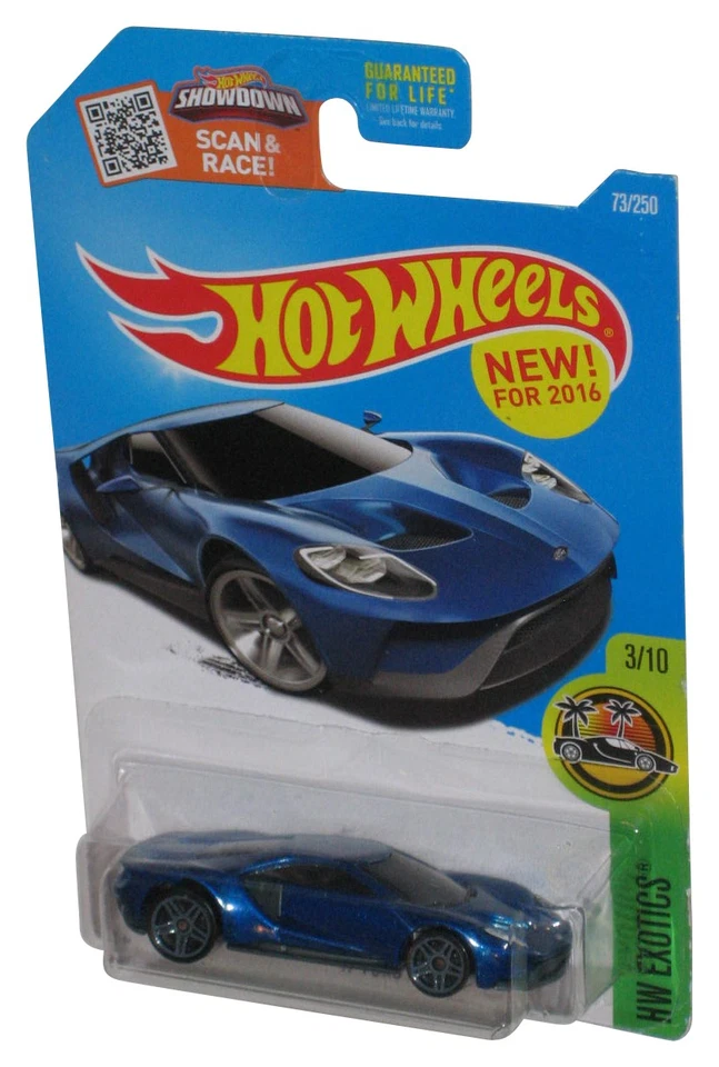 Coche de juguete Ford GT 73/250 Hot Wheels HW Exotics (2016) azul '17 Foto 1 de 1