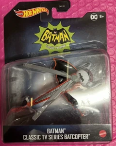 Hot Wheels 2015 DC Comics Batman CLASSIC TV SERIES BATCOPTER New - Picture 1 of 4