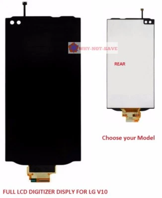 Full LCD Digitizer Glass Screen Assembly Display replacement Part for LG V10 usa - Image 1 of 3