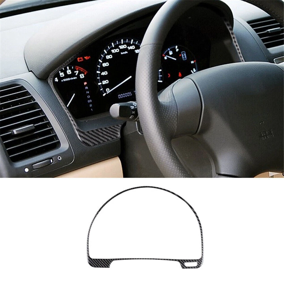 Cubierta envolvente velocímetro de fibra de carbono para Honda Accord sedán 2003-2007 Foto 1 de 4