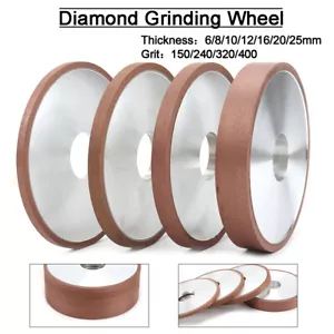 5" Straight Diamond Grinding Wheel Carbide Metal Grinder Cutter 150/240/320/400# - Picture 1 of 8