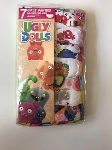 Ugly Dolls Girls Size 4 Underwear 7-Pack Panties Printed 100% Cotton Colorful - Picture 1 of 5