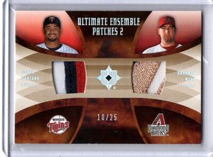 Johan Santana Brandon Webb 2007 UD Ultimate Ensemble Dual Patch  #EP-SW 10/25
