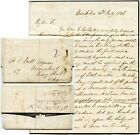 SCOTLAND 1836 LETTER EMILY TURNER BANKTON MOURNING SHEET +PRESTONPANS PPO UNPAID