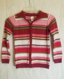 GYMBOREE Vintage Zip-Up Sweater Size Medium (7-8) - Picture 1 of 14