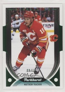 2020-21 Upper Deck Parkhurst Emerald Ice Achievement /10 Matthew Tkachuk #261