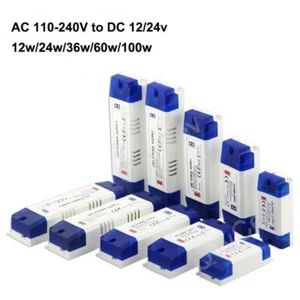 AC to DC 12V 24V LED Lighting Driver Transformer Switching Power Supply Adapter - Picture 1 of 15