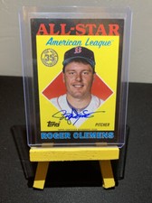 2023 Topps Series 2 Roger Clemens Black All-Star Auto #37/50 Boston Red Sox