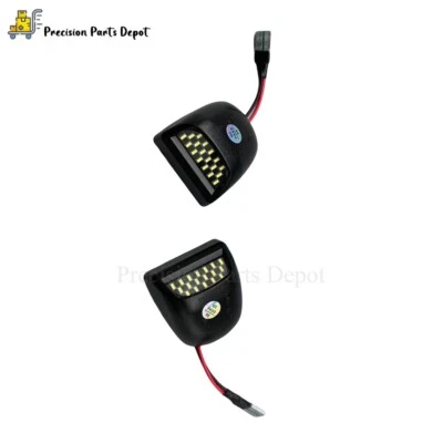 Full White LED License Plate Light Kit For Silverado GMC Sierra 3500 2500 1500 - Изображение 1 из 4