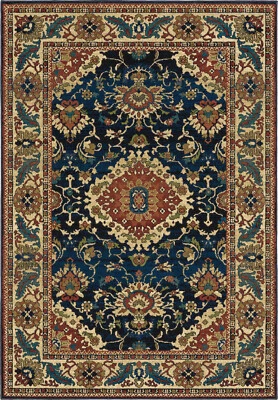 10x13 (9'10" x 12'10") Oversize Traditional  Blue Area Rug  **FREE SHIPPING** - Image 1 of 4