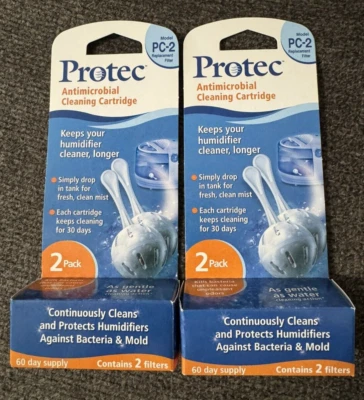 Protec Antimicrobial Cleaning Cartridge Clean & Protect Humidifier Gentle X2 - Image 1 of 2