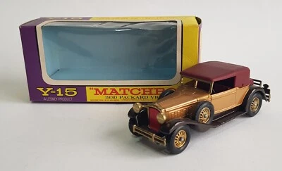 Matchbox M Di Yy No. Y-15, 1930 Packard Victoria, Superbo Antico Mint Condizione - Immagine 1 di 4