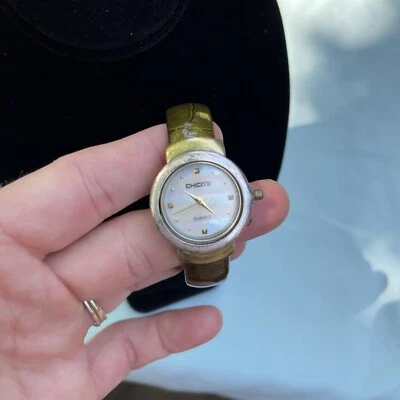 Chico's Womens Watch Vintage Clamper Fliptop Hope Love Harmony Faith Religious - Image 1 of 4