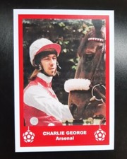 ARSENAL - CHARLIE GEORGE - RETRO CHRISTMAS 'FOOTBALL CARD' /GIFT TAG