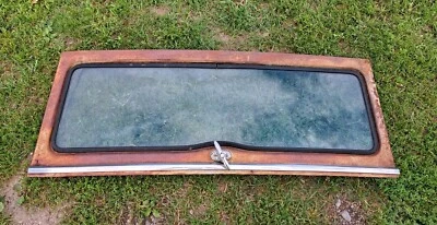 1955 Plymouth Station Wagon Rear Hatch Glass Window 1956 Suburban Plaza 55 56  - Image 1 of 4