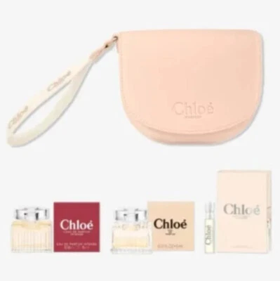 Chloe Parfum Juego de Regalo 4 Piezas Bolsa con Eau de Parfum, Intenso y Lumineuse Foto 1 de 4