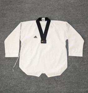 Adidas World Taekwondo Federation Dobok Gi Uniform 160 CM Shirt Martial Arts - Picture 1 of 16