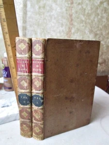2 Vols.ESSAYS on NATURE & PRINCIPLES of TASTE,1817,Archibald ALISON,L.L.B. - Picture 1 of 4