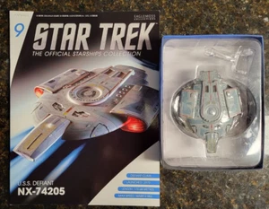 Star Trek USS Defiant NX-74205 Eaglemoss Starships issue 9 w/ Magazine - Picture 1 of 4