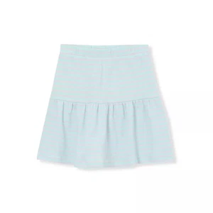 Lands' End Kids Pique Knit Skirt - Medium - Mint Multi Stripe - Picture 1 of 2