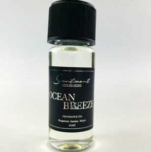 Scentiment Ocean Breeze Diffuser Scented Fragrance Oil 20ml Jasmine Bergamont - Picture 1 of 2