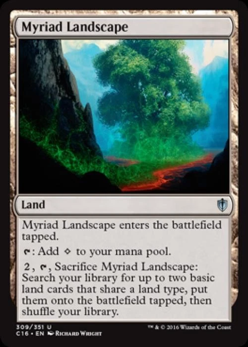 Myriad Landscape - Medium Play MTG Commander 2016 Edition - Image 1 of 1