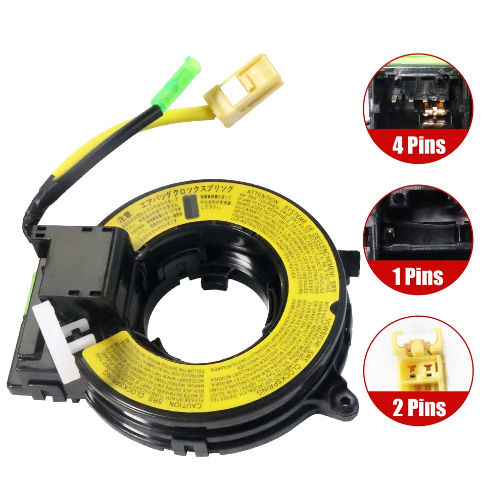 Clock Spring for Mitsubishi L200 08-14 Lancer 02-06 Outlander 03-06 8619A016 Foto 1 de 4