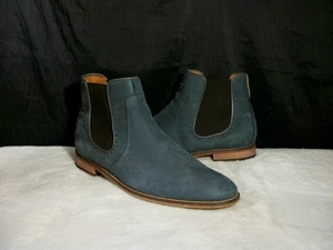 JOHNSTON & MURPHY CORMAC SKY SUEDE CHELSEA MENS BOOTS 11M 20-4977 FREE SHIP - Picture 1 of 9
