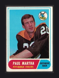 1968 Topps - Paul Martha #111 ROOKIE RC - PITTSBURGH STEELERS (EX) - Bild 1 von 3