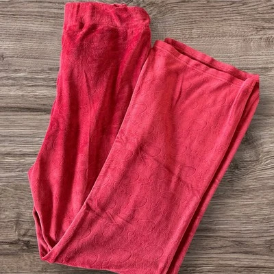 Guess Red Soft Lounge Sweatpants Size Medium - Image 1 of 4