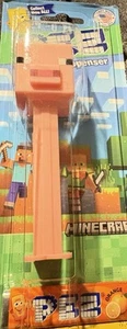 MINECRAFT Pig PEZ set 3 candy packs and Dispenser Sealed & Brand New - Picture 1 of 1