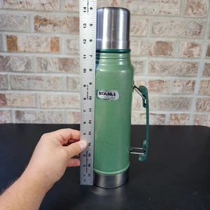 Vintage Aladdin Stanley grün Vakuumflasche Thermoskanne 1,1 Quart 1 Liter - Bild 1 von 9