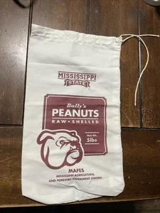 Vintage BULLY’S PEANUTS Bag Mississippi State Bulldogs - Picture 1 of 3