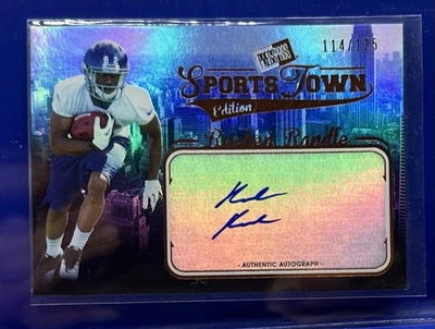 2012 Press Pass Sports Town Rueben Randle Rookie Auto RC #/125 New York Giants - Image 1 of 2