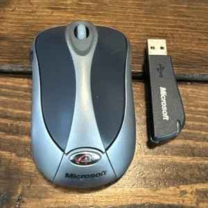 Microsoft 1050 Wireless Notebook Optical Mouse 4000 w USB Receiver - Picture 1 of 3
