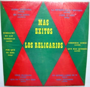 LOS RELICARIOS Mas Exitos LP Colombia Latin Corido Ranchera Tango - Picture 1 of 2