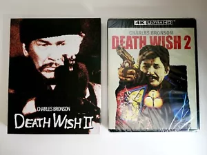 Death Wish II 2: 4K, Blu Ray w/ Slipcover Sealed New Mint VS US Ships in Box - Picture 1 of 6