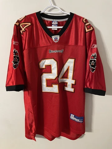 Vintage Tampa Bay Buccaneers Cadillac Williams Authentic Reebok Jersey Size 52 Cover