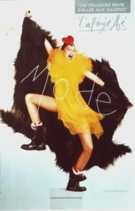 Original vintage poster GALERIES LAETITIA CASTA / GOUDE - Picture 1 of 1